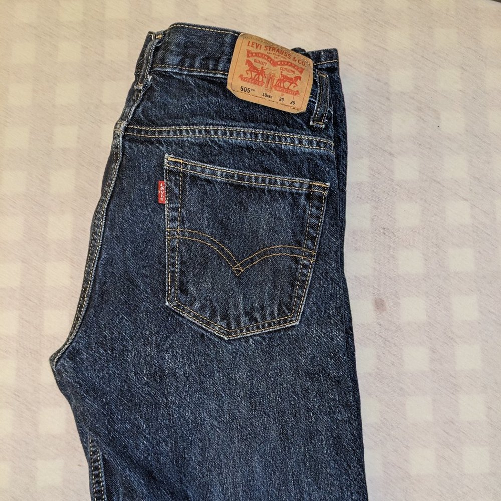 Levi's 505 boys size 16 jeans 29x29